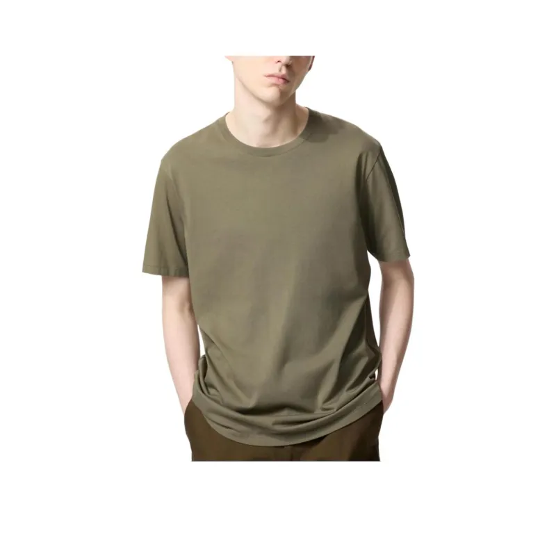 UNIQLO T Shirts Unisex Olive-0