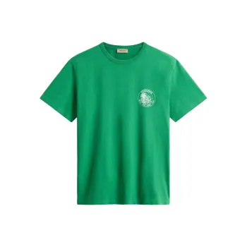 WOOLRICH Logo Printed Crewneck T Shirt