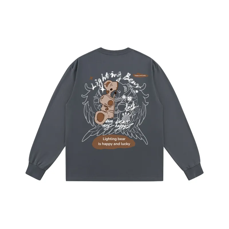 LIGHTNING BEAR T Shirts Unisex-14