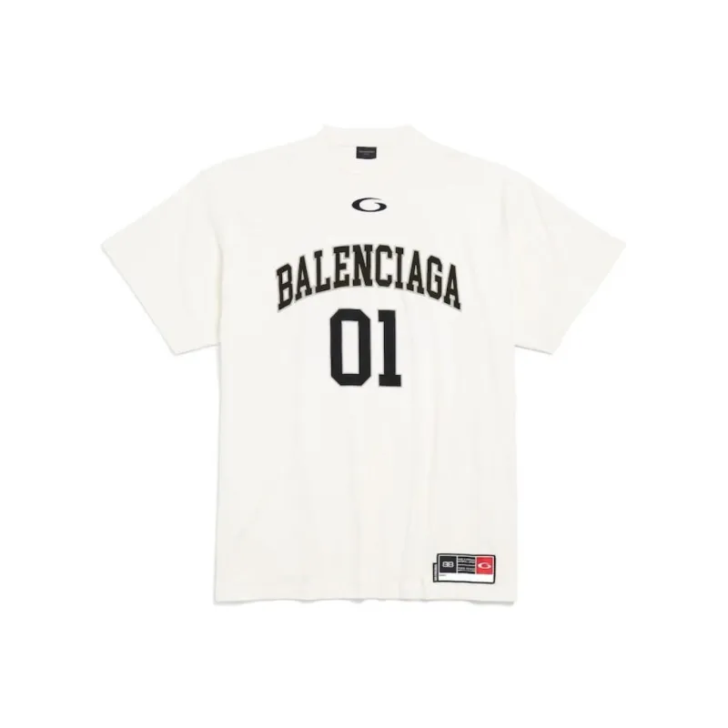 Balenciaga SS25 T Shirt Men's Gray White-0
