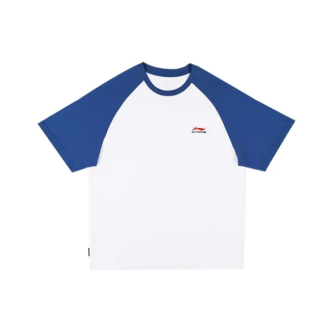 LiNing T Shirt Unisex White Blue-0