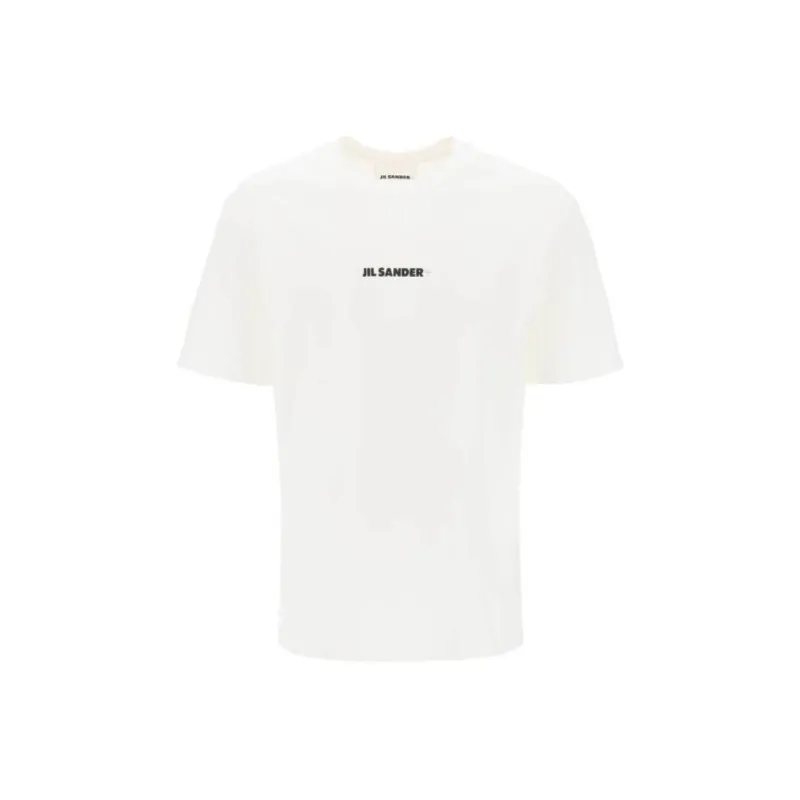 JIL SANDER + Crew Neck T Shirt-0