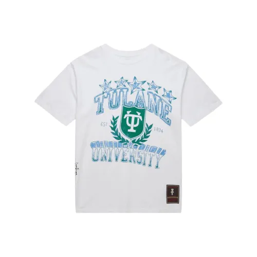 Elisabetta Scott X Mitchell & Ness Tulane Green Wave Hand Drawn T Shirt