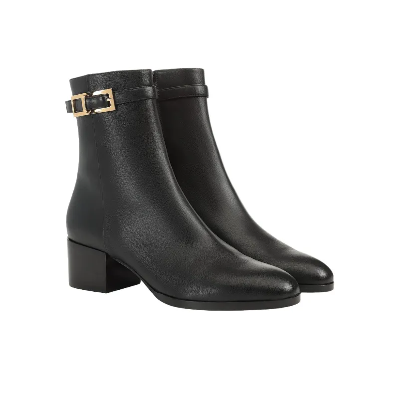 SERGIO ROSSI Sr Nora Ankle Boots 4.5cm Women's Black-1