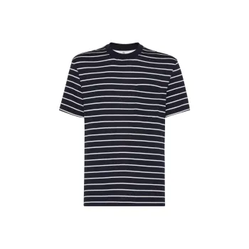 Brunello Cucinelli Striped T Shirt