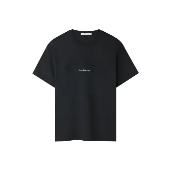 HLA T Shirts Men Black Pattern W7