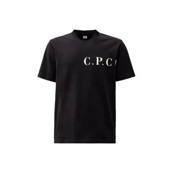 C.P.Company Logo print T shirt