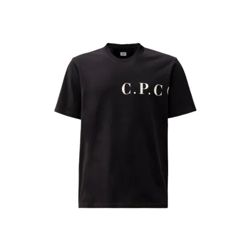 C.P.Company Logo print T shirt