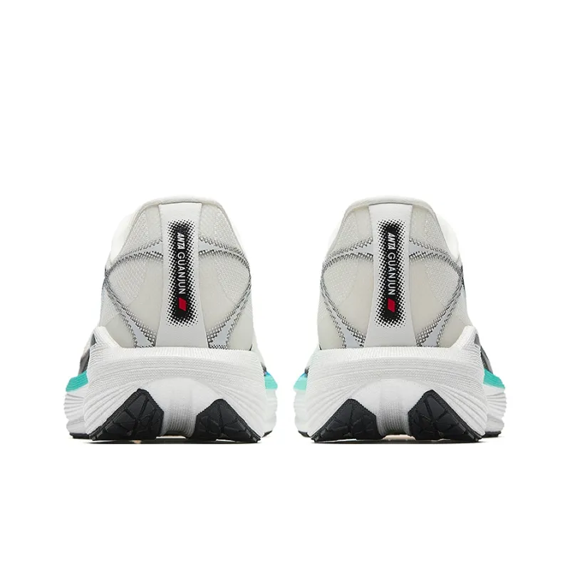 Anta Anti Slip And Wear Resistant Breathable Low Top Casual Running Shoes Men's White Black-3