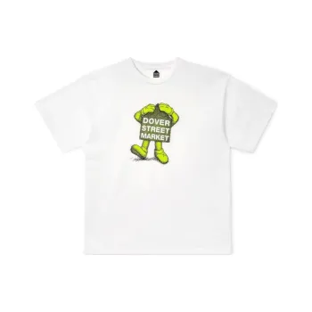 KAWS X Dover Street Market Fluro Rebellion T shirt