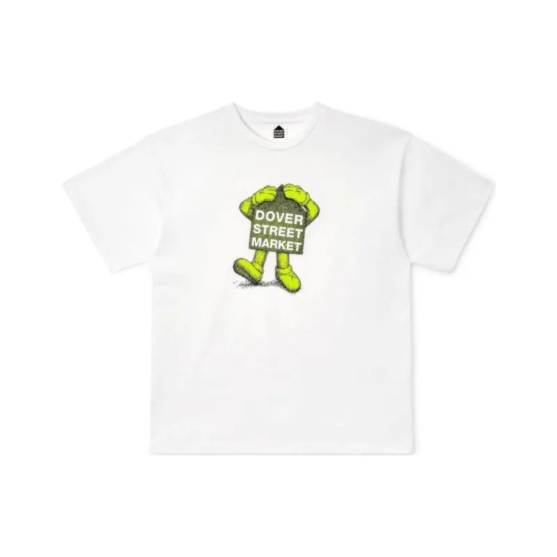 KAWS X Dover Street Market Fluro Rebellion T shirt-0