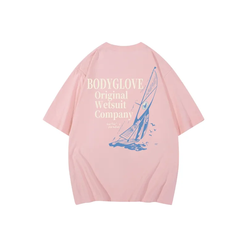 BODY GLOVE Drop Shoulder Sleeve T Shirt Unisex-14