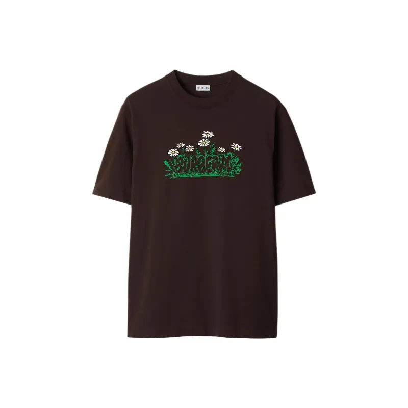 Burberry Graphic Printed Crewneck T Shirt-0