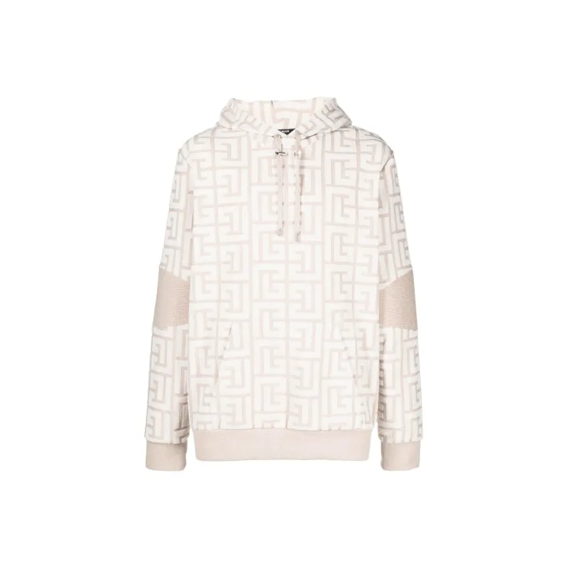 BALMAIN Sweatshirts Men Beige-0