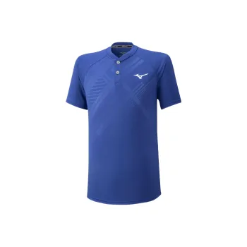 Mizuno Shadow Polo T-Shirt Men's Blue