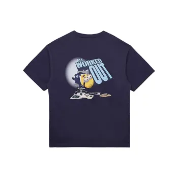 New Era Minions Co-branded Edition T-Shirts Unisex Navy Blue