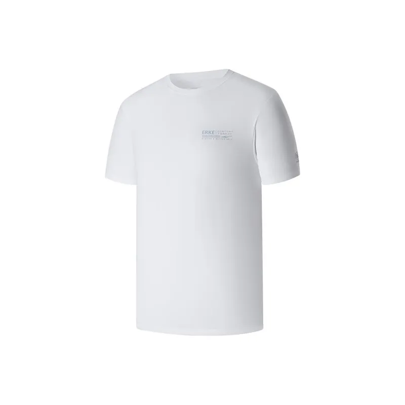 Erke Tennis Series T Shirts Men True White-0