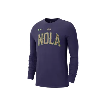 Nike New Orleans Pelicans Essential City Edition Men's Nike Nba Long Sleeve T Shirt
