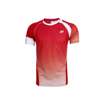 YONEX T-Shirts Men Red White