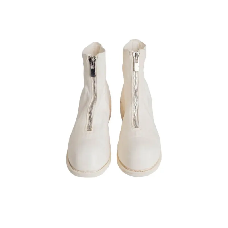 GUIDI PL1 Ankle Boots Women's White-4