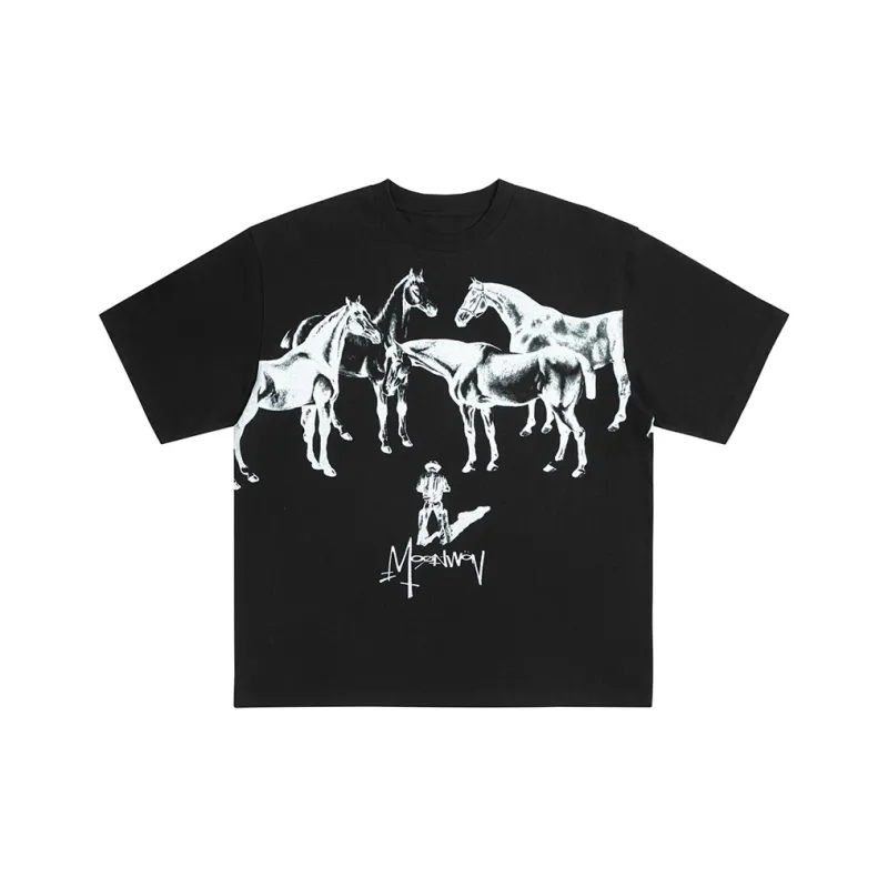 MOONWAV Short Sleeved T Shirts Unisex-6