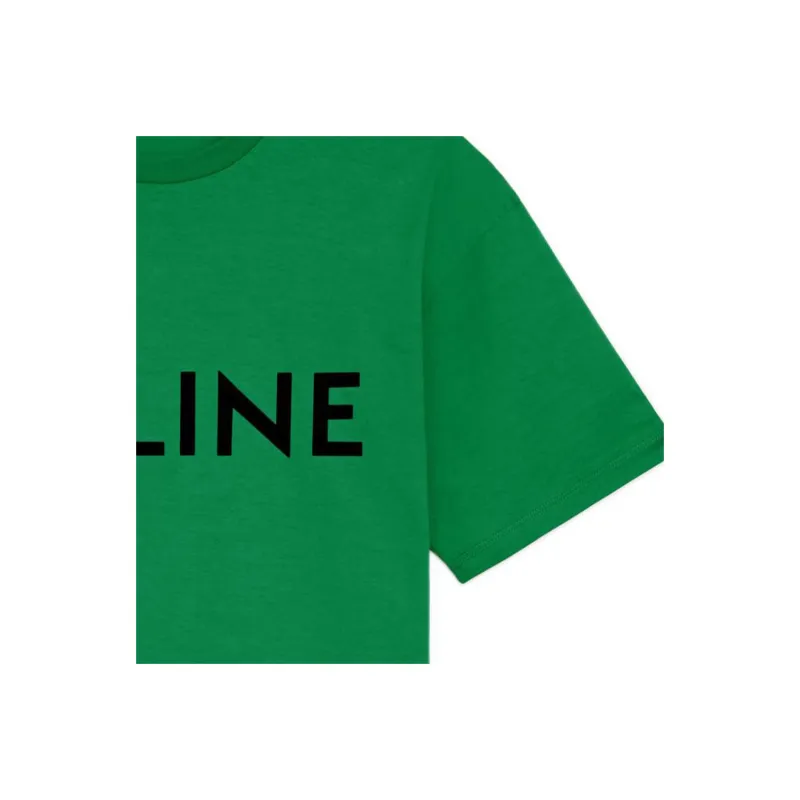 CELINE New Men'S Collection - Boy Doll T-Shirts Men Green-4