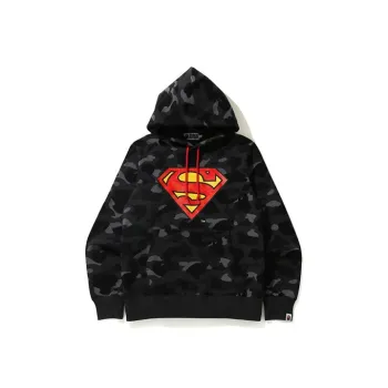 A BATHING APE X Dc Superman Camo Pullover Hoodie