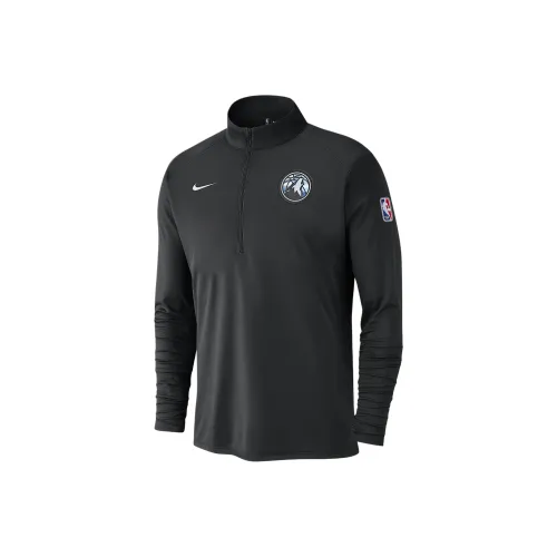 Nike Minnesota Timberwolves City Edition Men's Nike Dri FIT Nba 1/2 Zip Long Sleeve Top