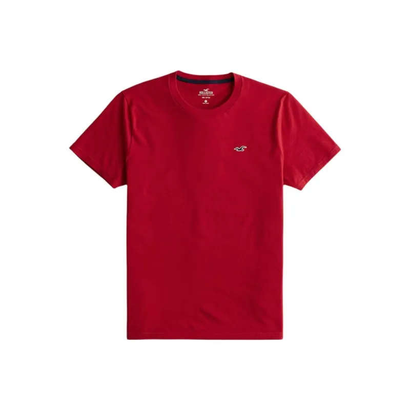 Hollister T Shirts Men Red-0