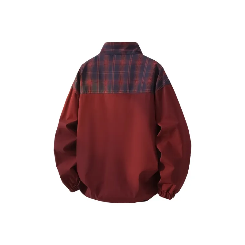 Magmode Jackets Coats Unisex Burgundy-4