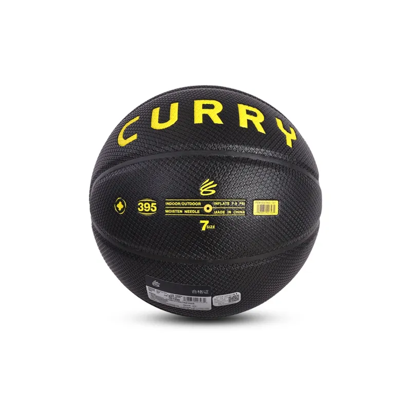 Under Armour CURRY 395 Whirlwind Collection PU Basketball Black Collector's Level Size 7 Ball Training Unisex-4