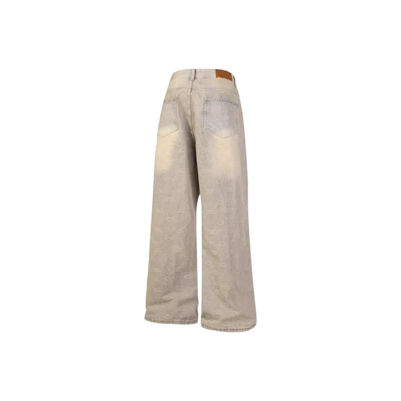 WELTER EXPERIMENT Jeans Unisex Yellow Mud Tone-1