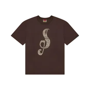 Safarispot S CLEF BANDANA TEE T-Shirt Men's BROWN/Brown