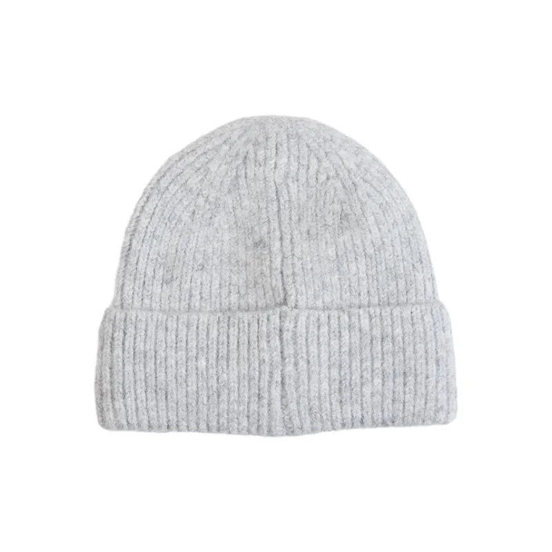 BARBOUR Knitted Fabric Beanies Unisex Gray-1