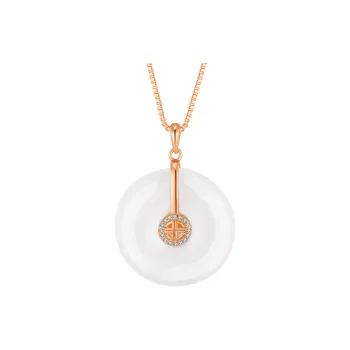SHUIBEI Chalcedony Jade Necklaces Women's