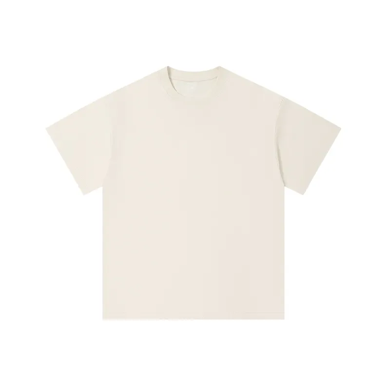 MIANDEMEIXUE Loose Fit Casual Inner Short Sleeved T Shirt Unisex Solid Color-26