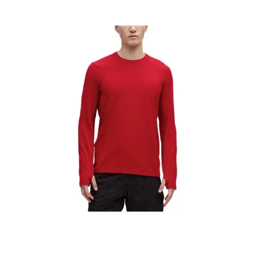 Lululemon Surge Warm Collection Rulu T Shirt Men's Dark Red