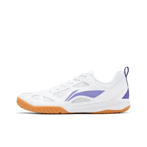 LiNing Breathable Support Lightweight Functionality Casual Applicable Scenario Low Top Table Tennis Shoes Unisex White