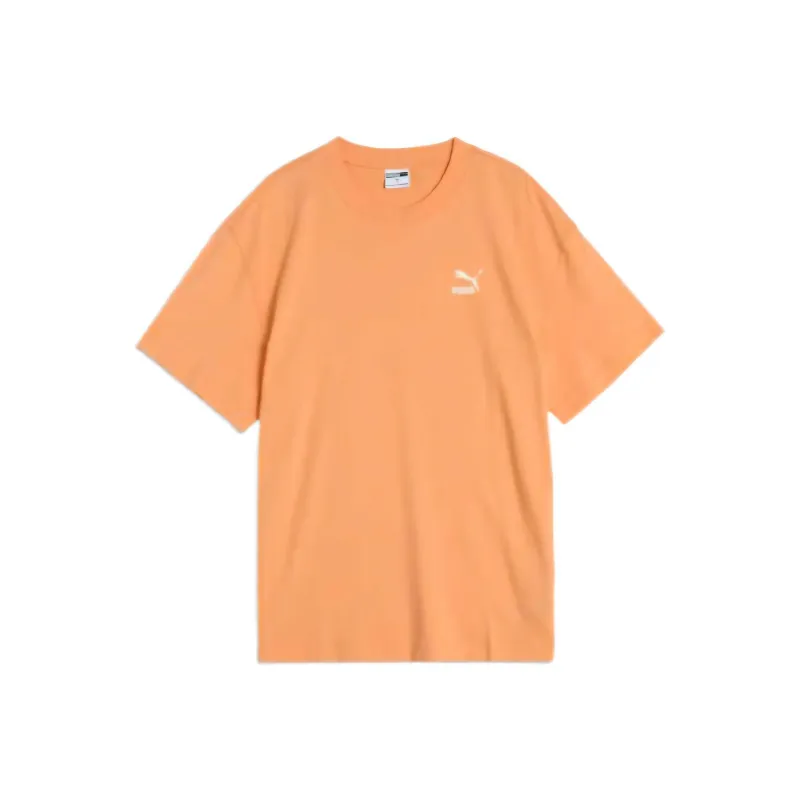 PUMA Unise PUMA BZ CALLIGRAPHY SHORTSLEEVE TEE T Shirt Unisex Orange Pink-0