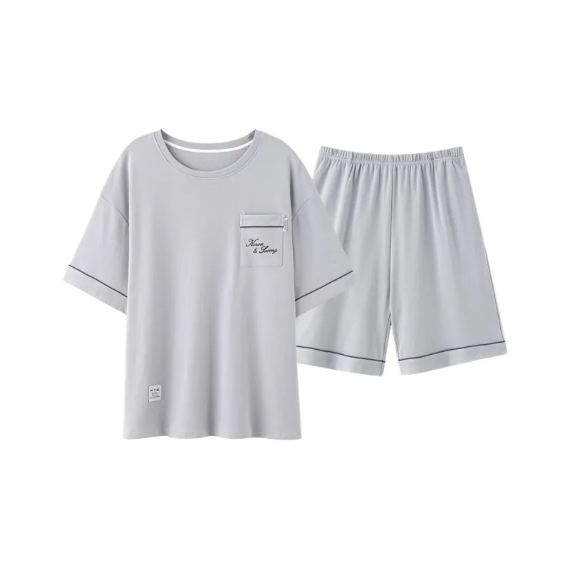 GOSO Pajama Set Men's Light Gray-0