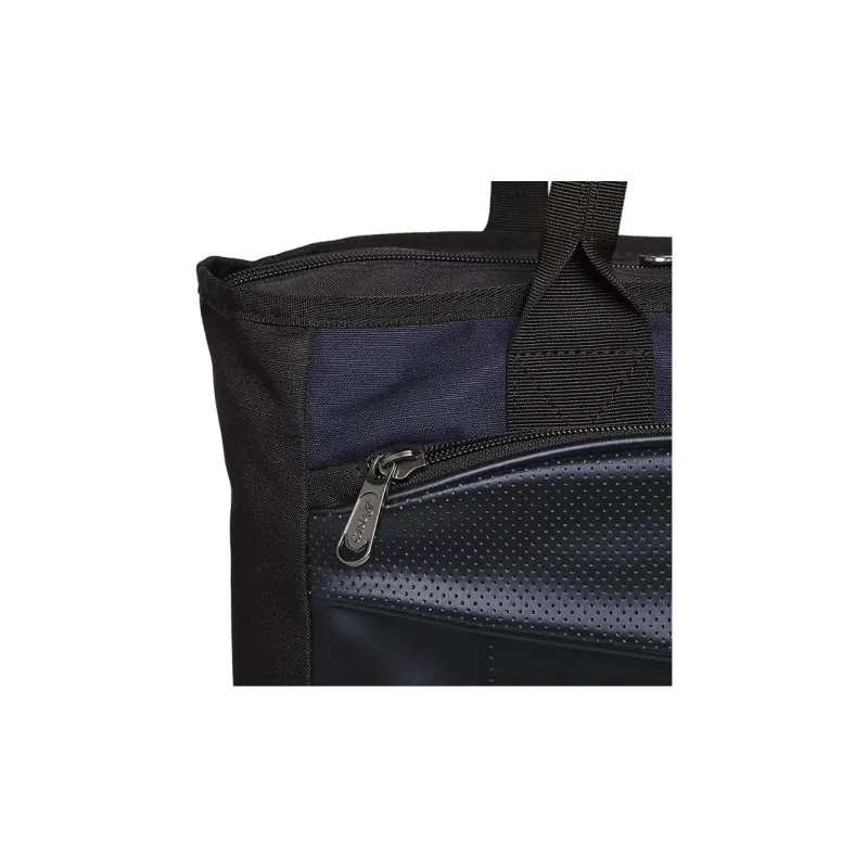 Asics Polyester With Synthetic Leather Handbag Shoulder Bag Unisex Marine Blue-2