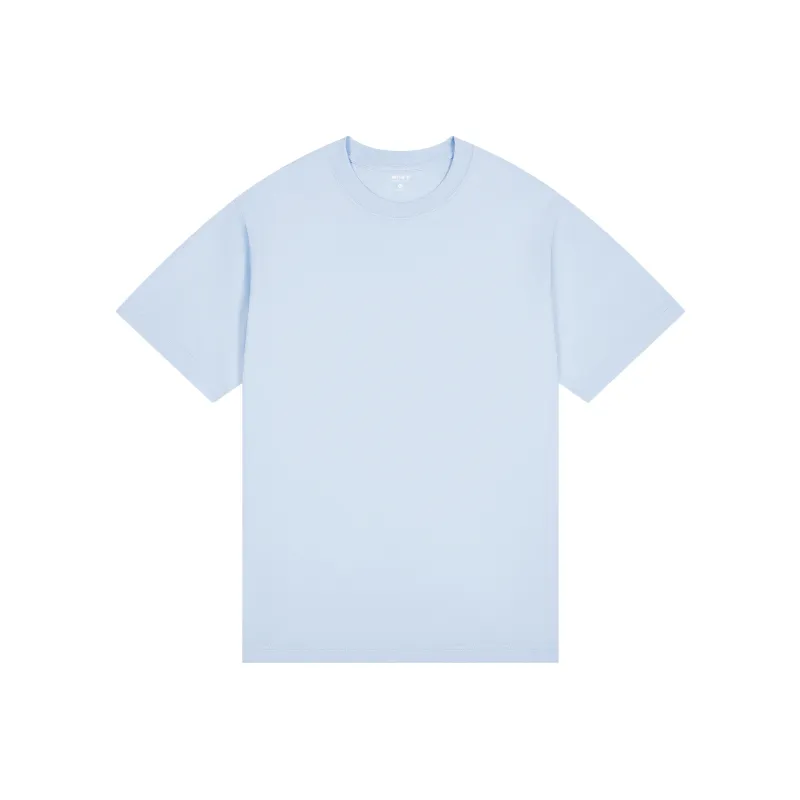 MIANDEMEIXUE Loose Fit Casual Inner Short Sleeved T Shirt Unisex Solid Color-14