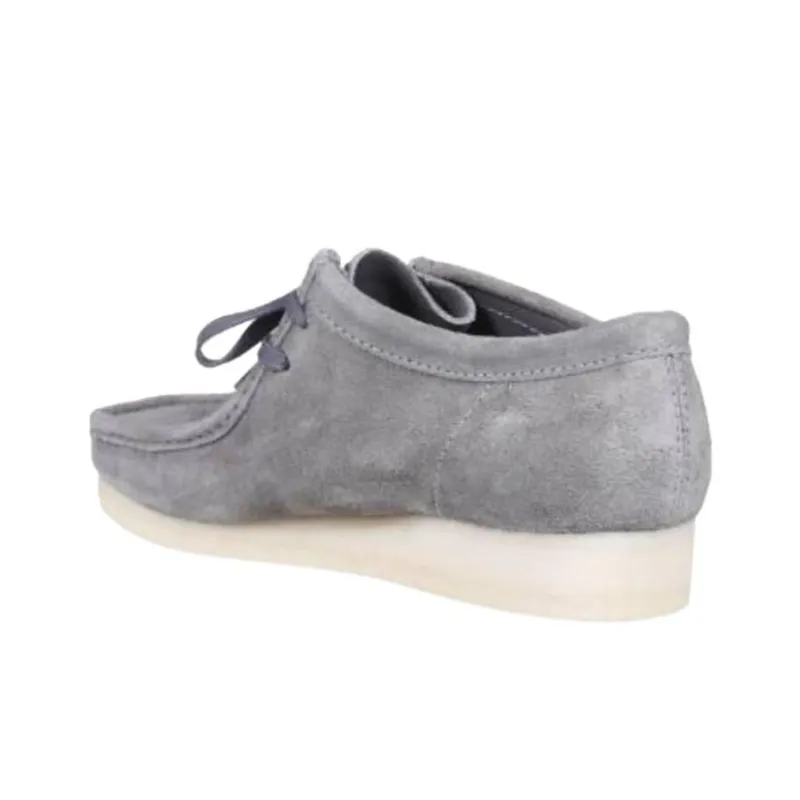 Clarks Originals Wallabee Boot Grey Suede Crepe-2