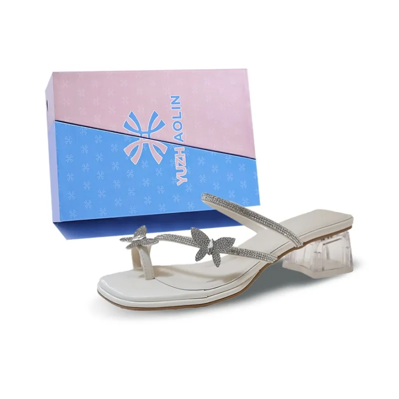 YUZHAOLIN Rubber Sole Slip Resistant Abrasion Resistant Slide Slippers Women's-0