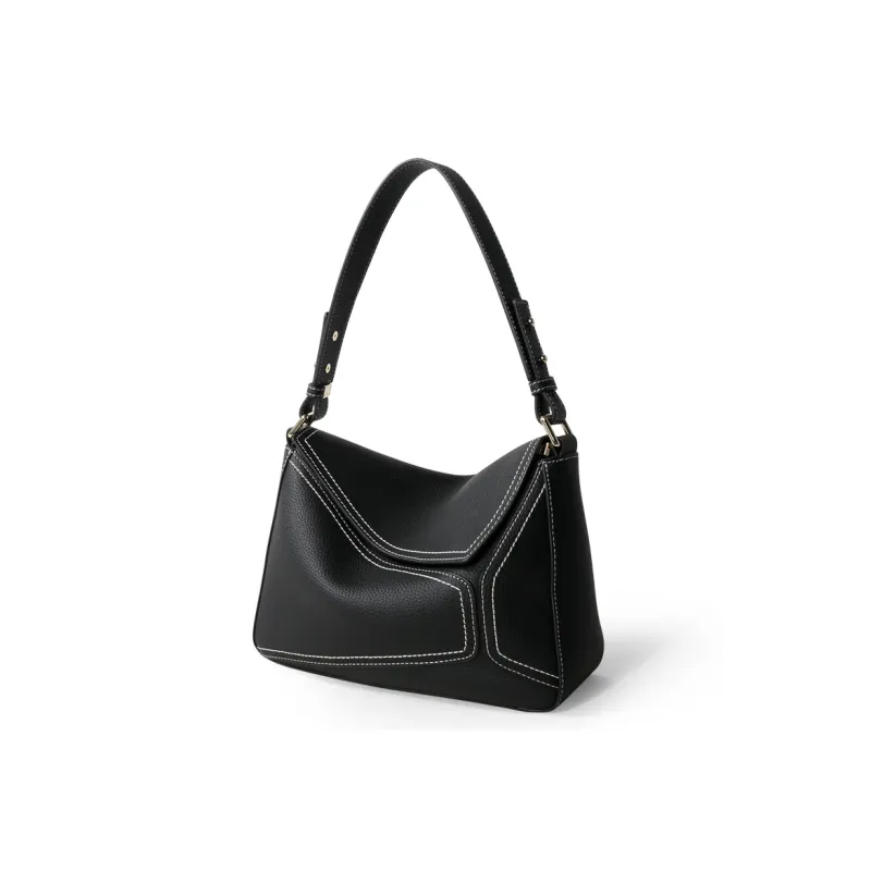 MINIBIRD Top Grain Cow Leather Geometric Shoulder Bag, Crossbody Bag Medium Size Women's Multicolor-16