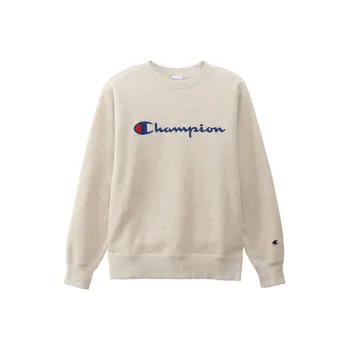 Champion Sweatshirt Japan Version Unisex Ecru