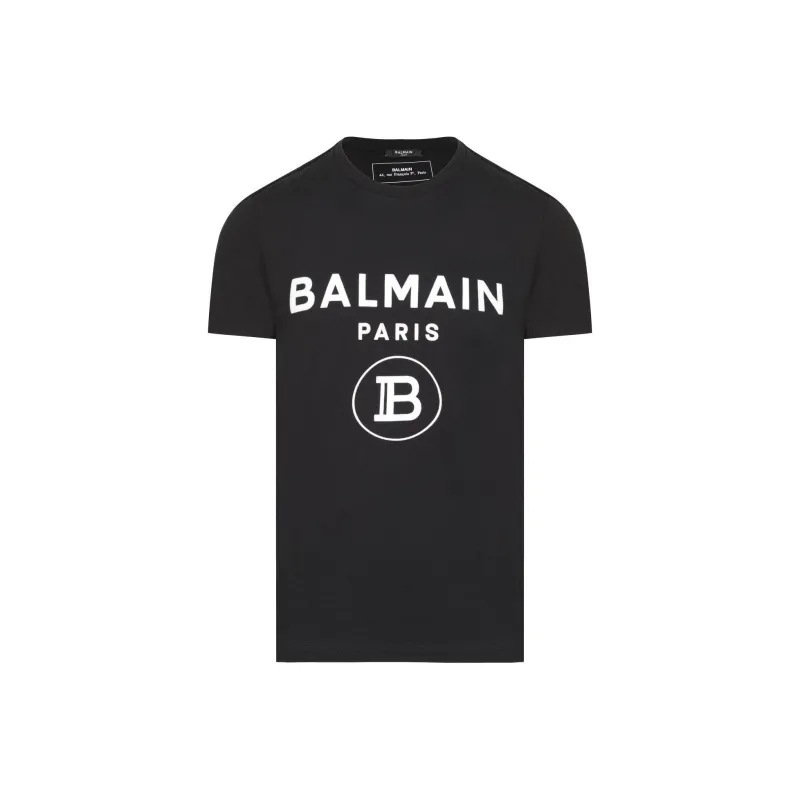 BALMAIN T-Shirts Men Black-0