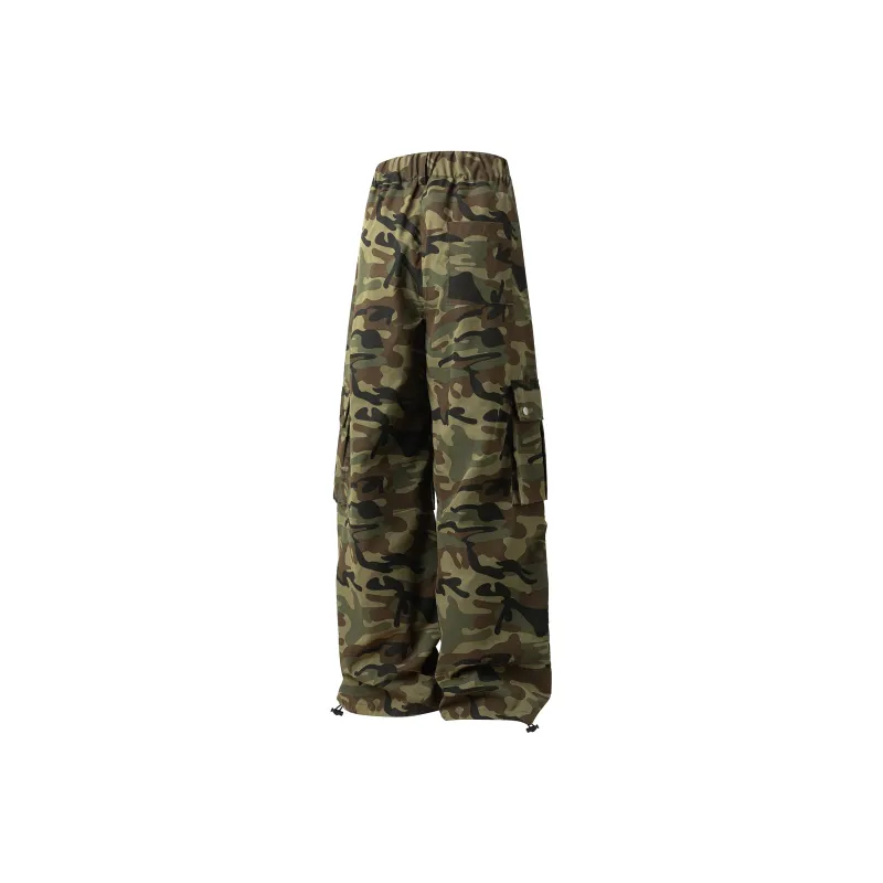 Jeep Pasture Horse Lifestyle Casual Pants Unisex Green Camouflage-1