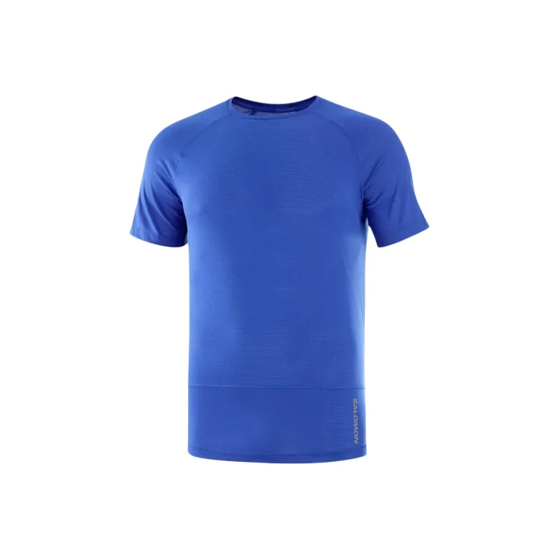 SALOMON x CROSS RUN T-Shirt Men's Blue-0