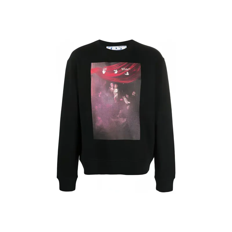 OFF WHITE SS21 Sweatshirts Men Black-0